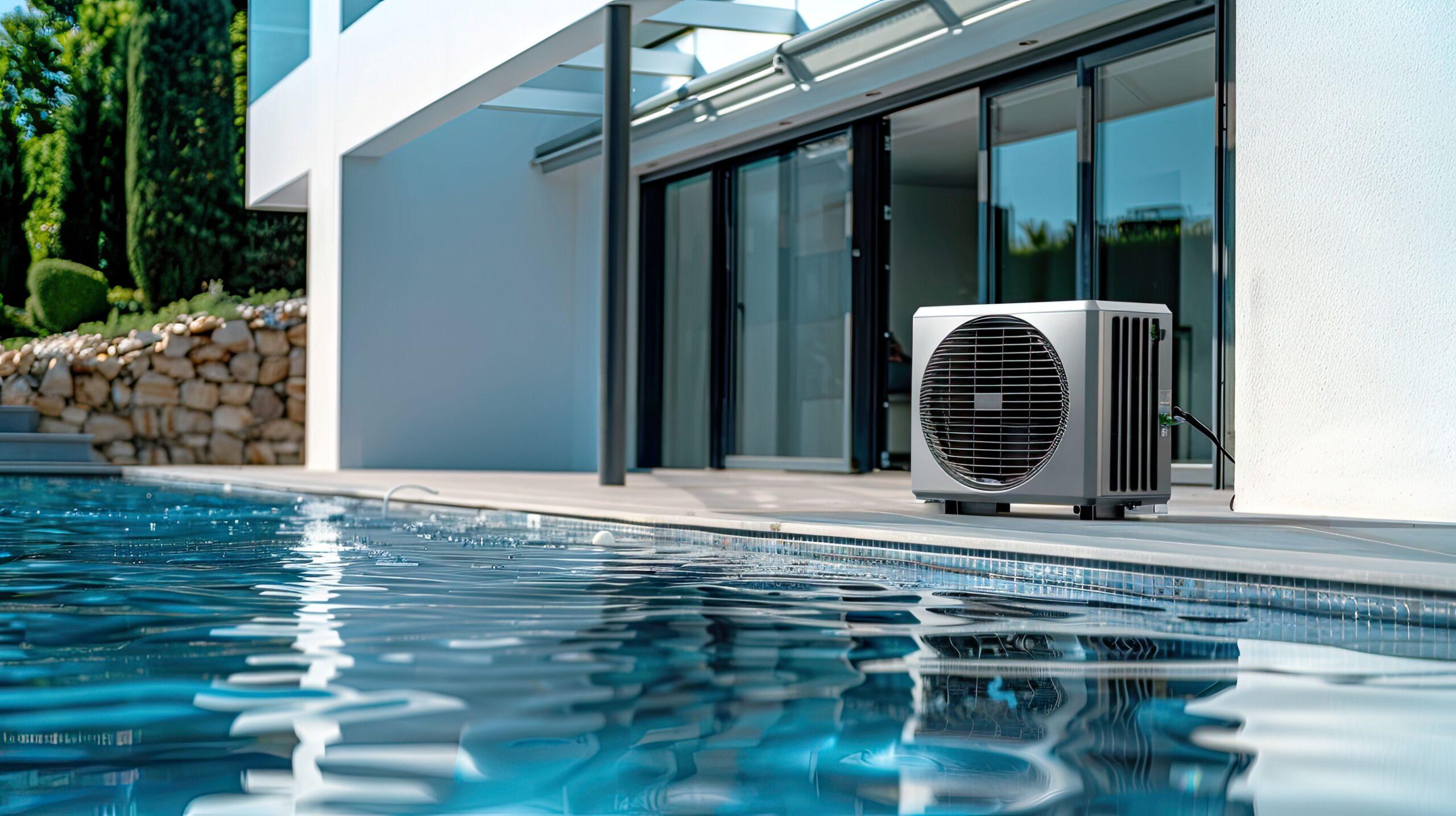Eine Moderne Oase: Entspannung am Pool mit Wärmepumpe