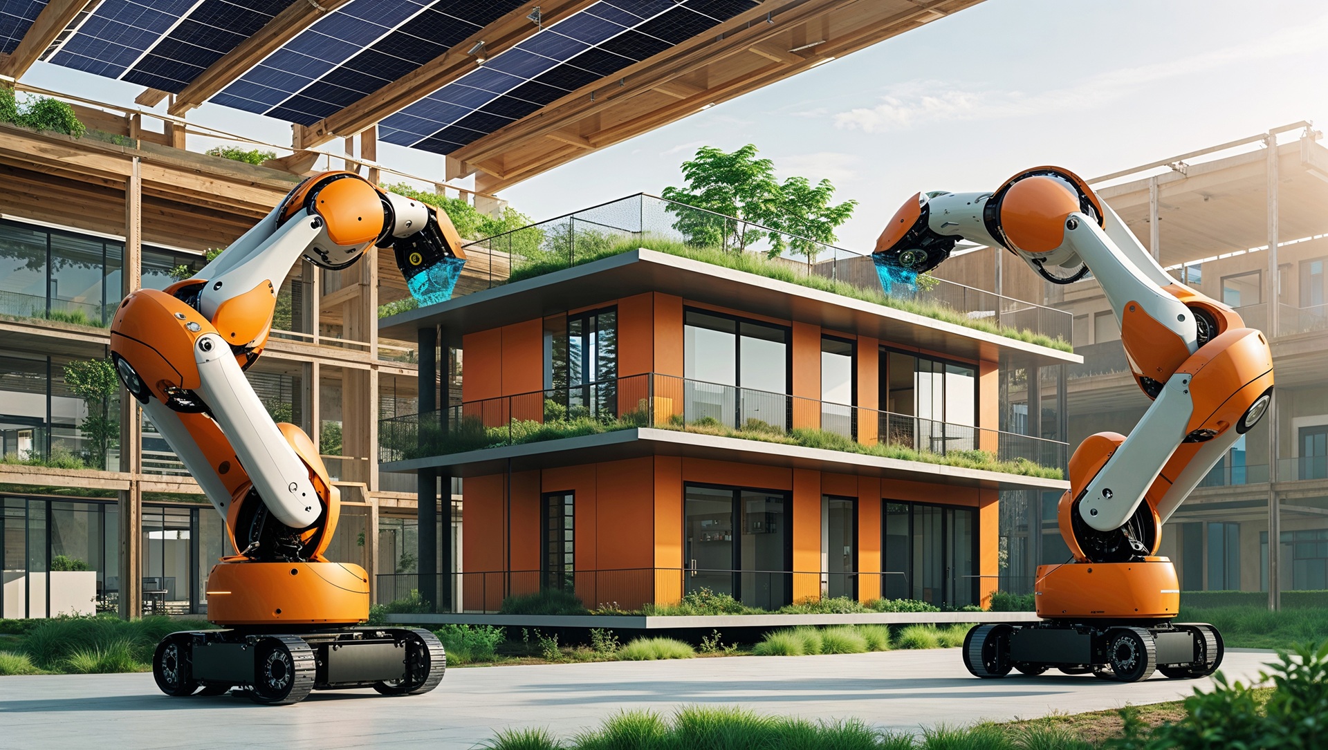 Robotik im modularen Bauen