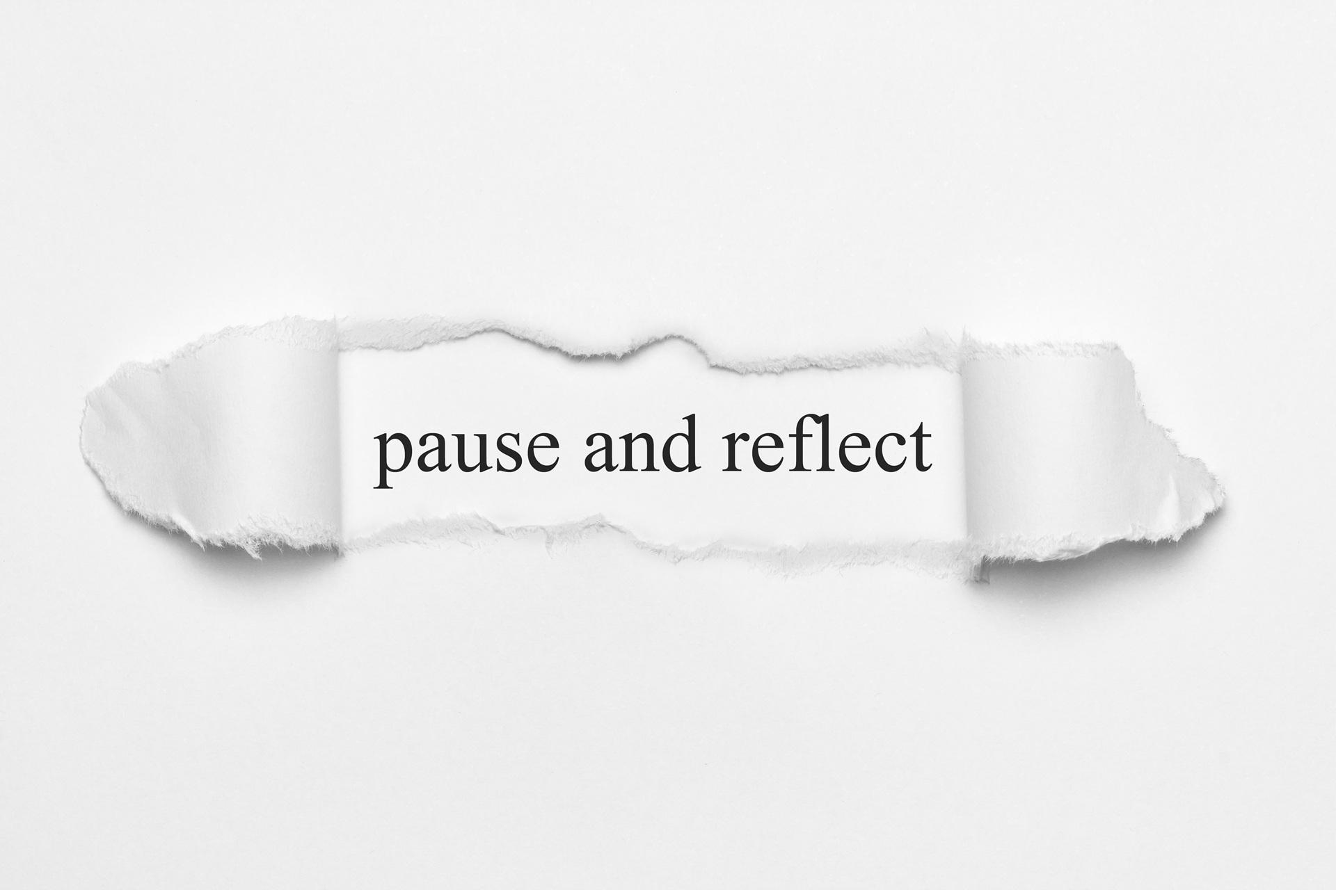 Pause and reflect Schriftzug | Elf Bar 600 kaufen